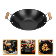 Stainless Steel Stockpot with Wooden Handle 6.5 Inch