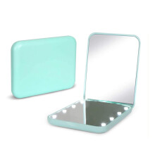 Pocket LED Makeup Mirror 1X and 3X Magnification