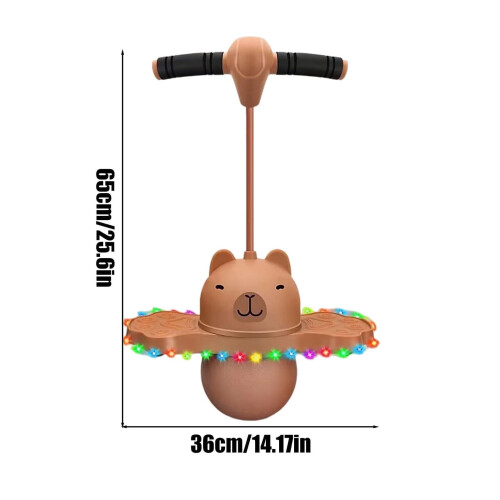 Capybara-shaped pogo ball 26 inch 2