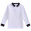 Boys Long Sleeve Oversized Rugby Shirt Solid Black 4-5Y 2