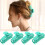 Presilhas de cabelo grandes e antiderrapantes com acabamento fosco para mulheres (4,33 polegadas). 2