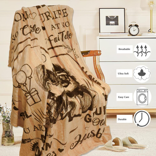 Couverture romantique pour épouse – Utilisation en toutes saisons 1
