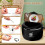 Ramen-Schüssel-Set mit Deckel, Löffel, Essstäbchen, 1600 ml 5