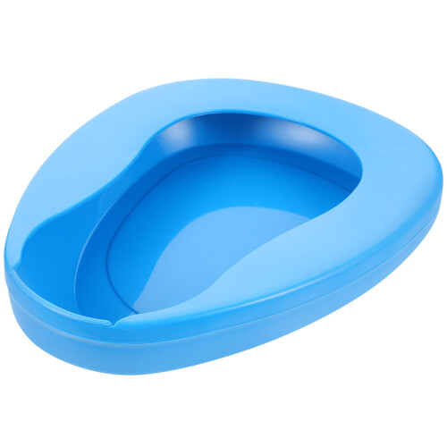 Nursing Bed Pan Blue PP Material 1 Piece