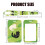 Clear scratch-resistant badge holder with patterned design 3