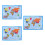 World Map Educational Poster for Kids 3 Sheets 6