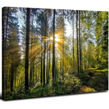 Mountains Landscape Wall Art Print 12x16 Inch
