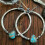 Boho Drop Earrings 925 Silver with Tourmaline One Pair 6