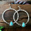 Boho Drop Earrings 925 Silver with Tourmaline One Pair 5