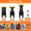 Titanium Bimetal Oscillating Saw Blades Set 12PCS 2