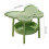 Table d'appoint papillon à 2 niveaux avec rangement 3
