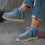 Γυναικεία Κοντά Μπότα Denim Στυλ με Φούντα Casual Μπλε Μέγεθος 41 5