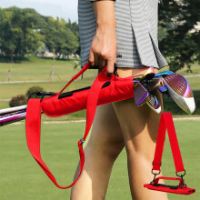 Golf Club Bag Oxford Material Red 5-Club Portable