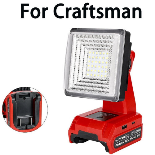 LED Work Light Floodlight 4 Inch for 18V Li-ion Battery