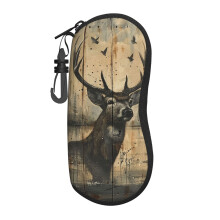 Vintage Camo Sunglasses Case with Belt Clip 1 Pack