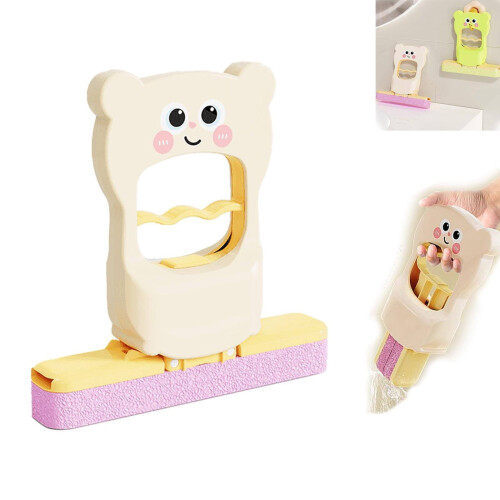 Mini balai à franges imprimé, absorbant et réutilisable. 1