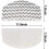 Steam Mop Pads Washable 3-Set (6 Pads) Compatible with 3