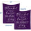Couverture violette à câliner 152 x 127 cm 2
