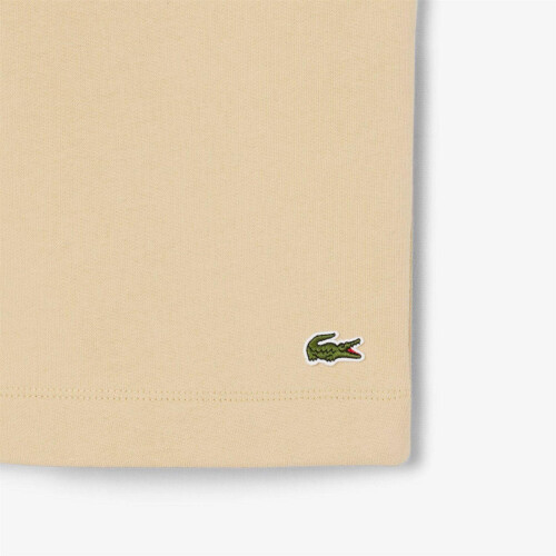 Lacoste (M, Light Beige) Lacoste Mens Fleece Shorts 2