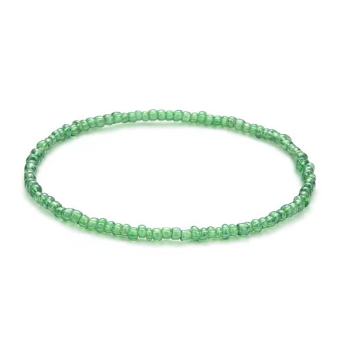Beaded Anklet Set Boho Adjustable 2-Pair