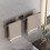 Barre porte-serviettes réglable sans perçage, fixation murale, renforcée 7