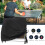 Table Tennis Table Cover Polyester Dustproof Windproof UV 1
