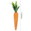 Carottes décoratives multicolores, 12 pièces en mousse 2
