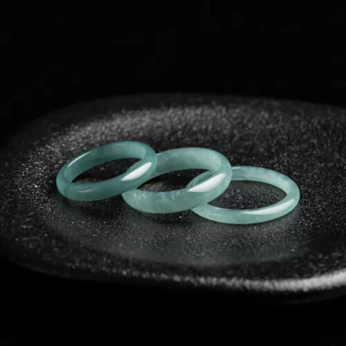 Δαχτυλίδι Unisex από φυσικό νεφρίτη, μέγεθος 6-11 1