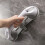 Shower Grab Bar Suction Cup 12 inch Gray 1 Pack 1