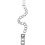 Cabinet Door Hanging Chain Metal Silver 1 Set 3
