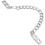 Cabinet Door Hanging Chain Metal Silver 1 Set 6