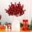 Glitter Berry Tree Picks Silver Stem 18-Pack 2