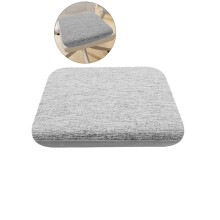 Dining Seat Cushion Foam Pad Non-Slip Flax Ergonomic 1 Piece