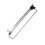 Stainless Steel Retractable Wardrobe Rail 350mm Silver 5
