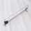 Stainless Steel Retractable Wardrobe Rail 350mm Silver 8