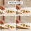 Gleitender Pizzaschieber, 56 x 35,5 cm, antihaftbeschichtet, mit Griff 4