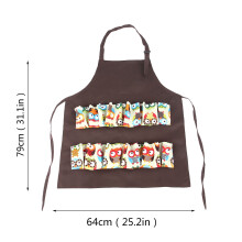 Adult Egg Collection Apron with Pockets and Bags for