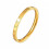 Women's Stainless Steel Heart Stacking Ring Gold Size 7 1