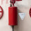 Fire Extinguisher Mounting Bracket Metal Silver 5 pcs 4