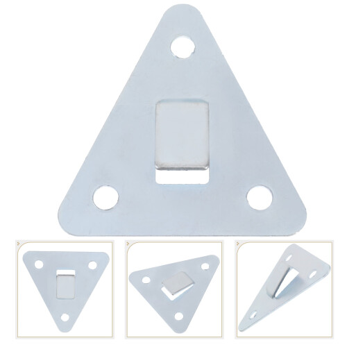 Fire Extinguisher Mounting Bracket Metal Silver 5 pcs 1