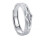 Women's Stainless Steel Pisces Constellation Ring Silver 1
