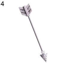 Retro Arrow Industrial Scaffold Barbell Ear Piercing