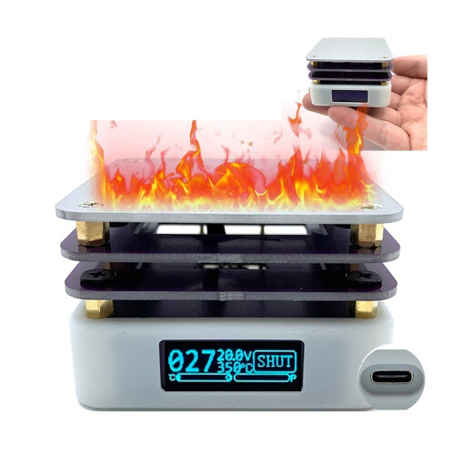 Μίνι θερμαντική πλάκα SMD Προθερμαντήρας 65W Σταθμός Επεξεργασίας PCB 1