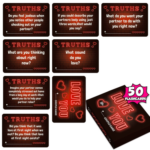 Conversation Cards for Couples Date Night 50 Cards