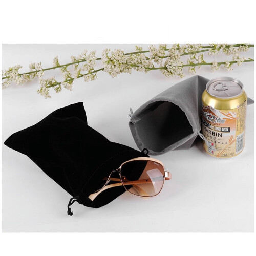 Pochettes à bijoux en velours à cordon, 2 pièces de chaque taille 2