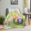 Easter Flannel Throw Blanket Mint Green 100x70cm 5