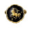 Women's Stainless Steel Enamel Sagittarius Ring Adjustable 1