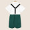 Boy Easter Semi-Formal Outfit Green Bowtie Suspender Pants 4