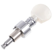 Banjo Tuning Pegs Alloy Friction Tuners White 4-Pack
