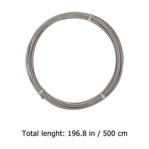 Corde en acier inoxydable réglable style rustique 1